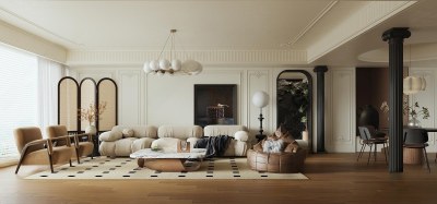 法式客餐厅3D模型下载